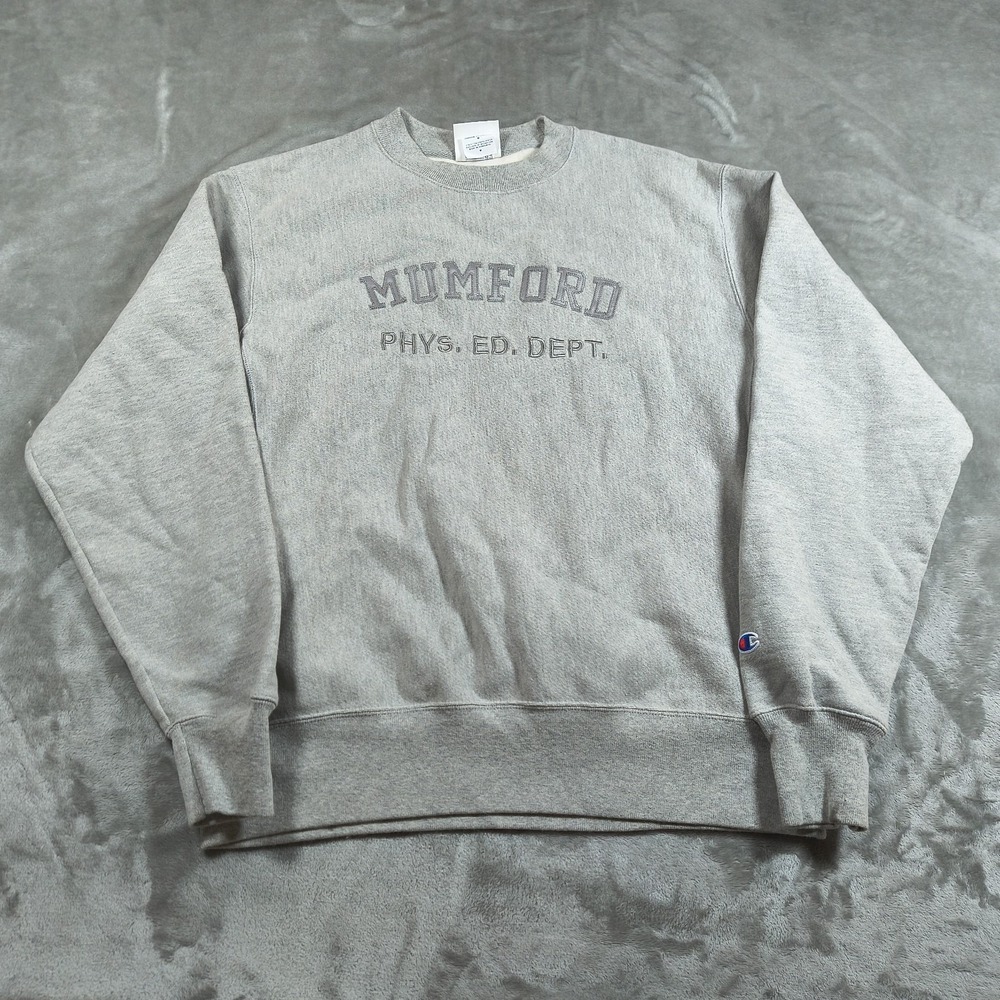 Vintage Champion Reverse Weave Sweatshirt Mens Medium Mumford Phys Ed Dept 90s